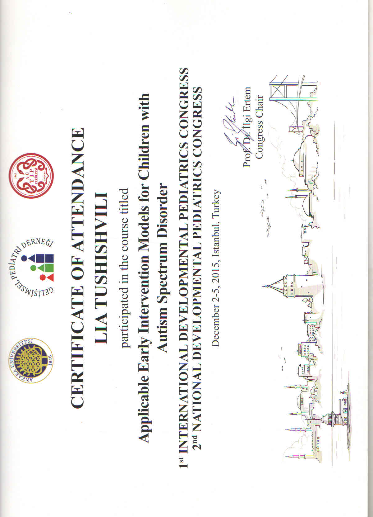 Certificate 1