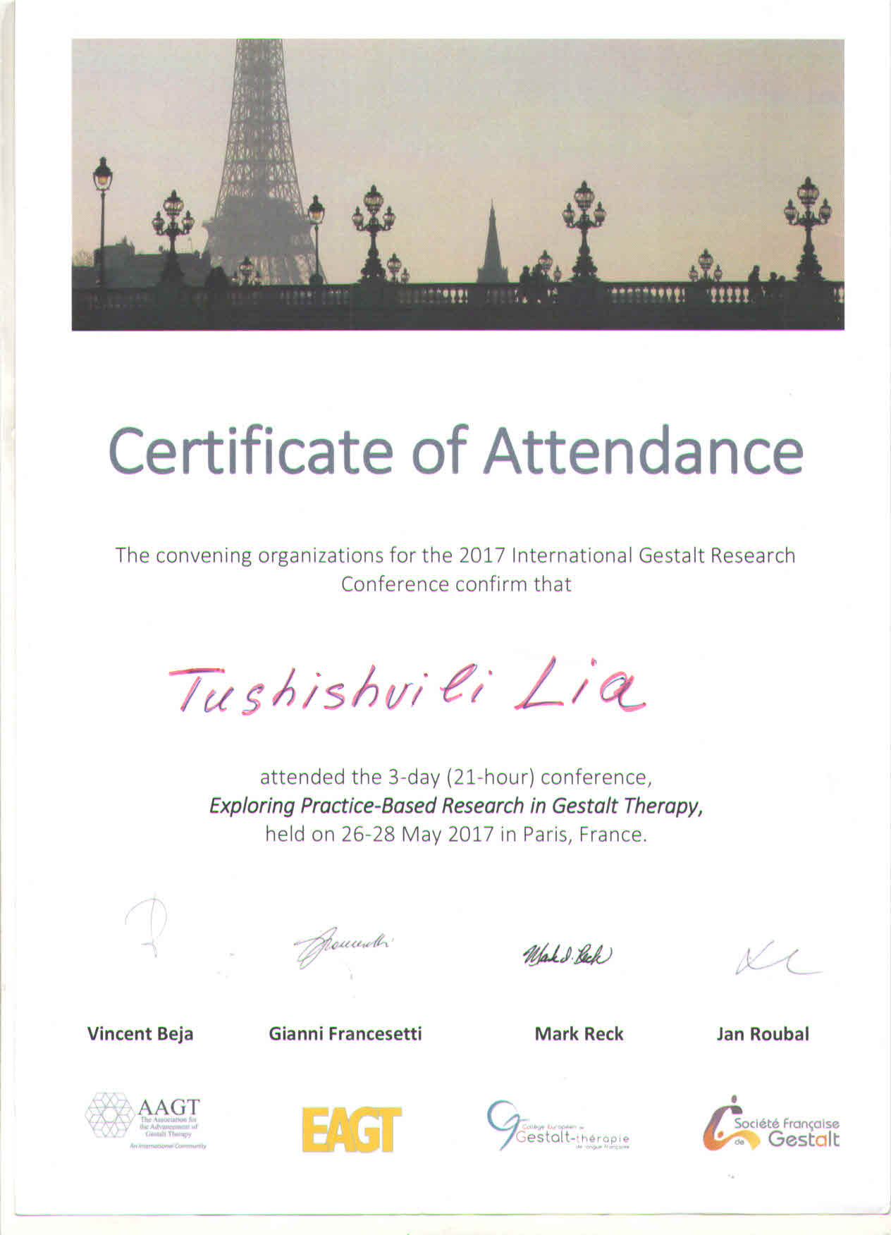 Certificate 2